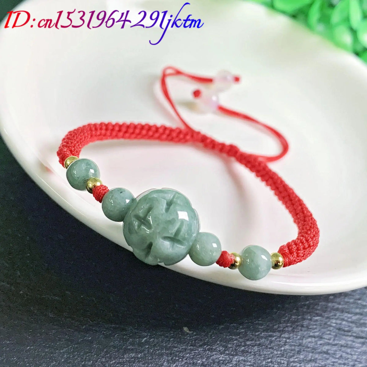 A Myanmar Jadeite Carve Bead Bracelet Natural Burmese Jade Real Jewelry Stone Charm Amulet Bangle Gifts for Women Talismans