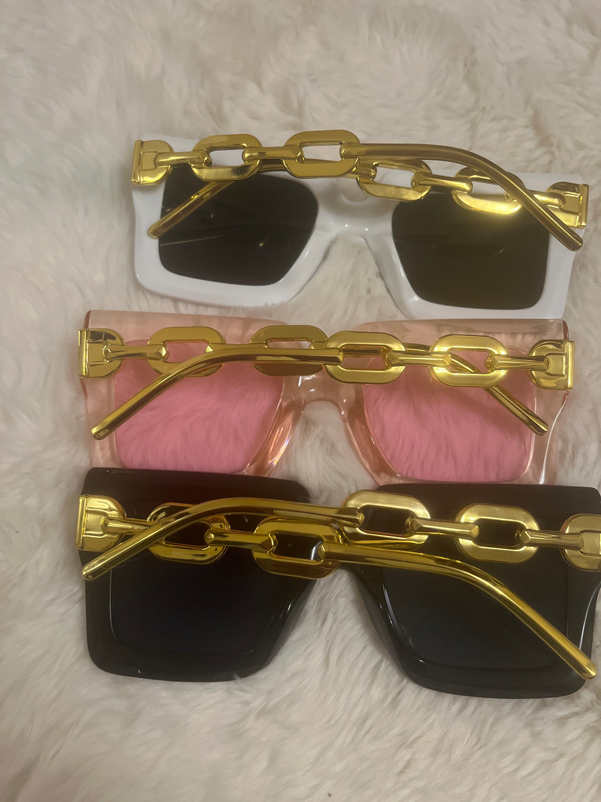Oversized fashion square sunglasses
