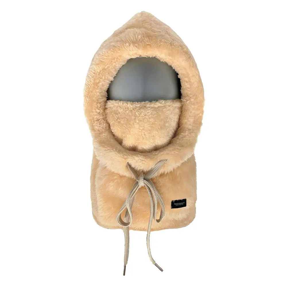 Winter Hood with Face Cover — Choose Your Color