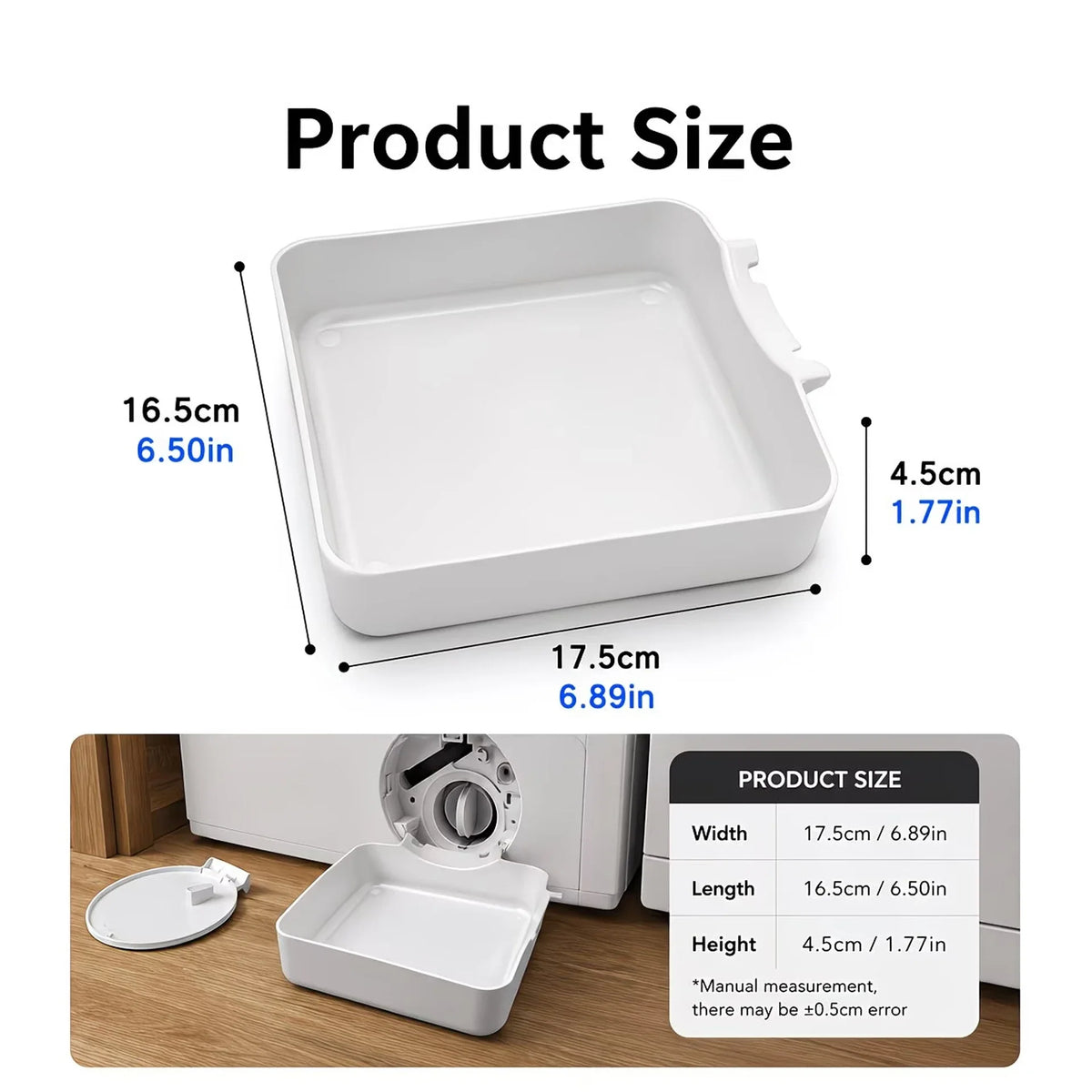 Washing Machine Drain Catch Tray